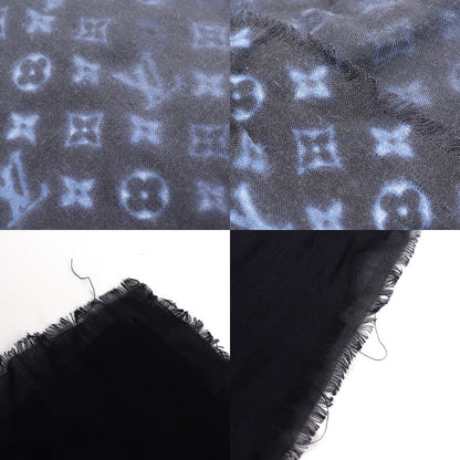 LOUIS VUITTON ルイ・ヴィトン ストール ネイビー グラデーション ユニセックス【中古】