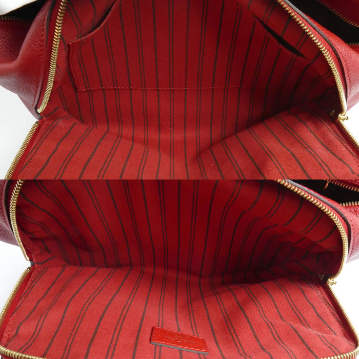 LOUIS VUITTON ルイ・ヴィトン マレMM ハンドバッグ モノグラム・アンプラント レッド M41190 AR2124 レディース【中古】
