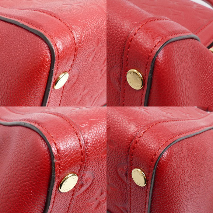 LOUIS VUITTON ルイ・ヴィトン マレMM ハンドバッグ モノグラム・アンプラント レッド M41190 AR2124 レディース【中古】