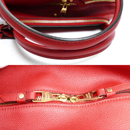 LOUIS VUITTON ルイ・ヴィトン マレMM ハンドバッグ モノグラム・アンプラント レッド M41190 AR2124 レディース【中古】