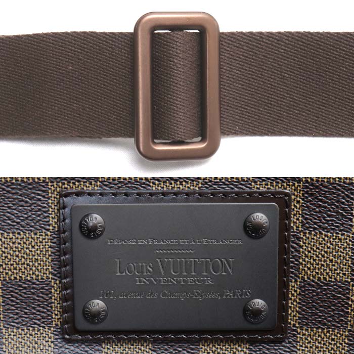 LOUIS VUITTON ルイ・ヴィトン ブルックリンPM ショルダーバッグ ダミエ ブラウン N51210 CA1101 ユニセックス【中古】