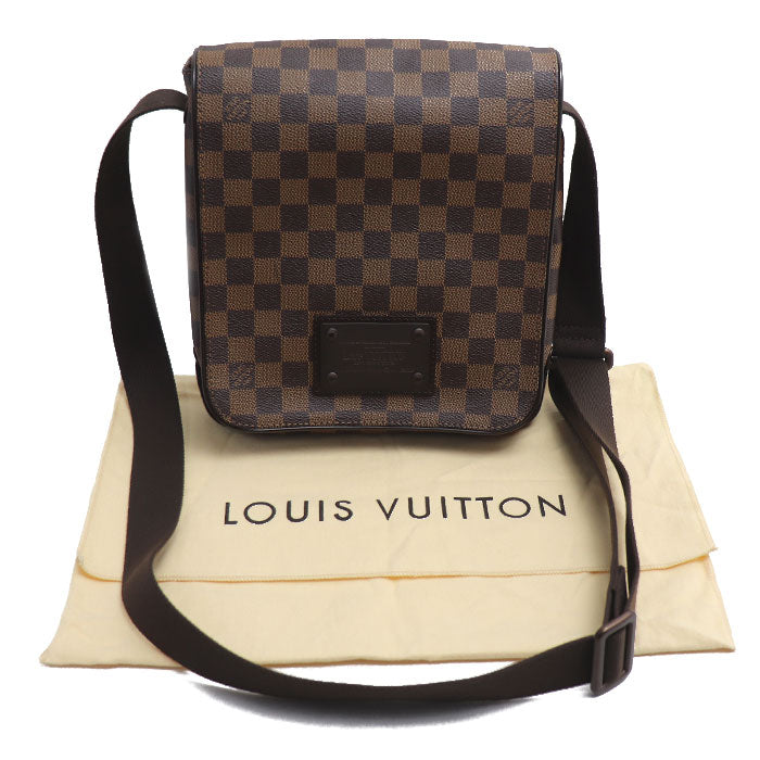 LOUIS VUITTON ルイ・ヴィトン ブルックリンPM ショルダーバッグ ダミエ ブラウン N51210 CA1101 ユニセックス【中古】