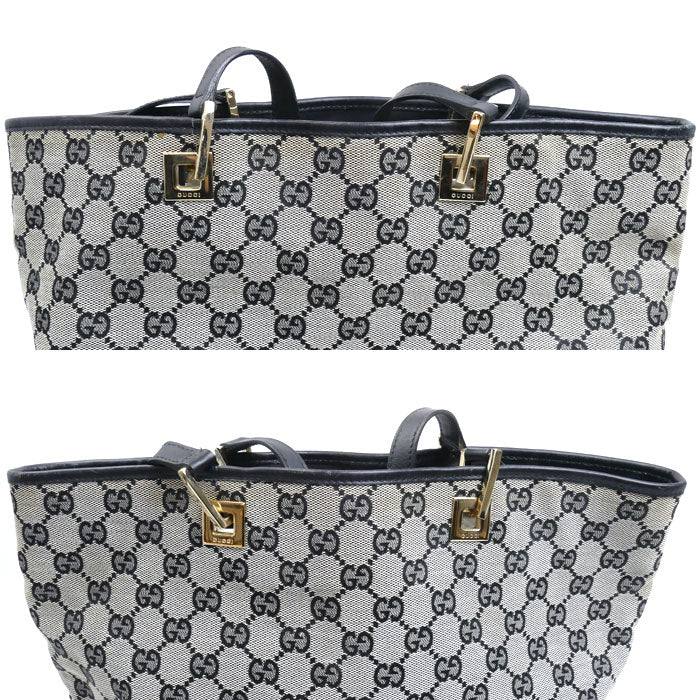 GUCCI グッチ トートバッグ グレー 002.1098 レディース【中古】