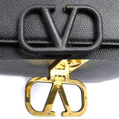 Valentino Garavani ヴァレンティノ・ガラヴァーニ Vスリング スモール 2Wayショルダーバッグ ブラック ZW2B0F53KGW レディース【中古】