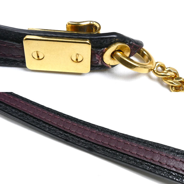 Valentino Garavani ヴァレンティノ・ガラヴァーニ Vスリング スモール 2Wayショルダーバッグ ブラック ZW2B0F53KGW レディース【中古】