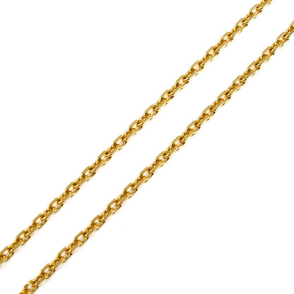 Van Cleef & Arpels ヴァンクリーフ＆アーペル K18YG イエローゴールド ヴィンテージ アルハンブラ マザーオブパール ネックレス VCARA45900 5.1g 37.5/42cm レディース【中古】