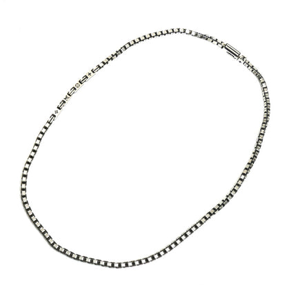 LOUIS VUITTON ルイ・ヴィトン シルバー925 LV テーラー ネックレス M02027 VA0275 57.0g 56cm メンズ【中古】