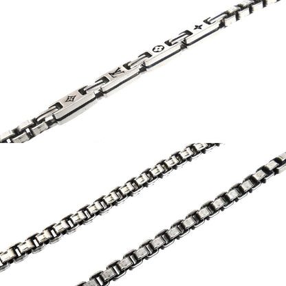 LOUIS VUITTON ルイ・ヴィトン シルバー925 LV テーラー ネックレス M02027 VA0275 57.0g 56cm メンズ【中古】