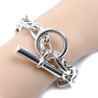 HERMES エルメス シルバー925 シェーヌダンクルGM 13コマ ブレスレット 69.6g 20.5cm ユニセックス【中古】