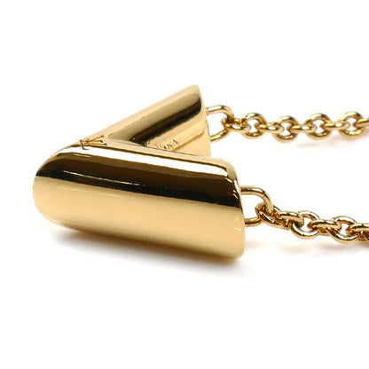 LOUIS VUITTON ルイ・ヴィトン メタル エセンシャル V ネックレス M61083 OB1212 9.7g 41～46cm レディース【中古】