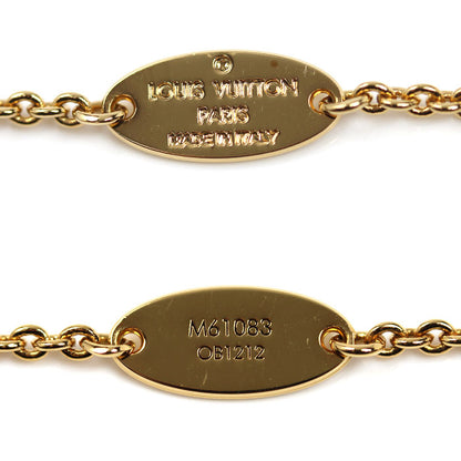 LOUIS VUITTON ルイ・ヴィトン メタル エセンシャル V ネックレス M61083 OB1212 9.7g 41～46cm レディース【中古】