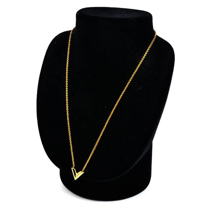 LOUIS VUITTON ルイ・ヴィトン メタル エセンシャル V ネックレス M61083 OB1212 9.7g 41～46cm レディース【中古】