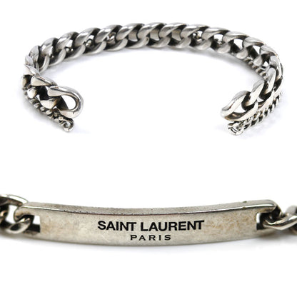 SAINT LAURENT サンローラン メタル ダブルカフ ブレスレット 24.6g ユニセックス【中古】