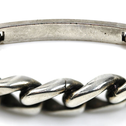 SAINT LAURENT サンローラン メタル ダブルカフ ブレスレット 24.6g ユニセックス【中古】