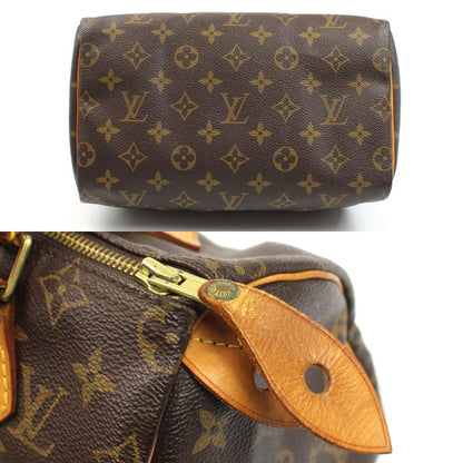 LOUIS VUITTON ルイ・ヴィトン スピーディ25 ハンドバッグ モノグラム ブラウン M41528 SP0062 レディース【中古】