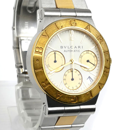 BVLGARI ブルガリ ディアゴノ スポーツ クロノグラフ 腕時計 自動巻き CH35SG メンズ【中古】