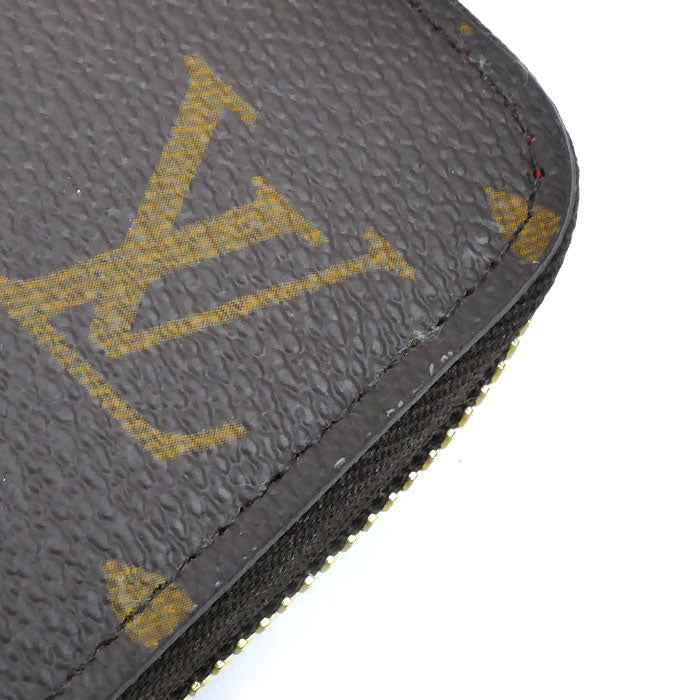 LOUIS VUITTON ルイ・ヴィトン ジッピー・ウォレット 長財布 ラウンドファスナー モノグラム ブラウン M41896 IC レディース【中古】【極美品】