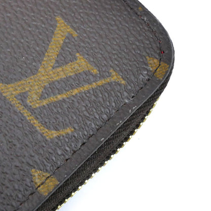 LOUIS VUITTON ルイ・ヴィトン ジッピー・ウォレット 長財布 ラウンドファスナー モノグラム ブラウン M41896 IC レディース【中古】【極美品】