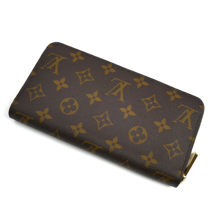 LOUIS VUITTON ルイ・ヴィトン ジッピー・ウォレット 長財布 ラウンドファスナー モノグラム ブラウン M41896 IC レディース【中古】【極美品】