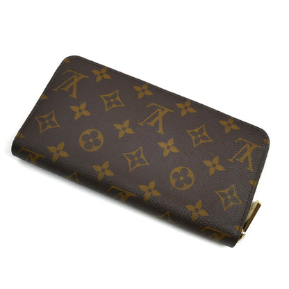 LOUIS VUITTON ルイ・ヴィトン ジッピー・ウォレット 長財布 ラウンドファスナー モノグラム ブラウン M41896 IC レディース【中古】【極美品】