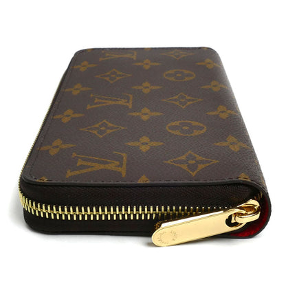 LOUIS VUITTON ルイ・ヴィトン ジッピー・ウォレット 長財布 ラウンドファスナー モノグラム ブラウン M41896 IC レディース【中古】【極美品】