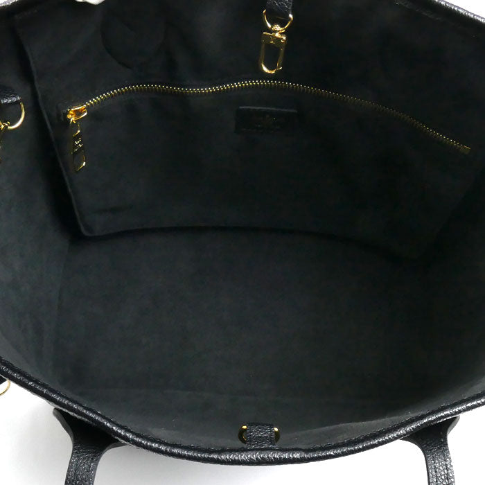 LOUIS VUITTON ルイ・ヴィトン ネヴァーフル MM トートバッグ モノグラム・アンプラント ブラック M58907 IC レディース【中古】【美品】