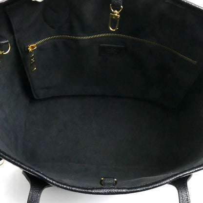 LOUIS VUITTON ルイ・ヴィトン ネヴァーフル MM トートバッグ モノグラム・アンプラント ブラック M58907 IC レディース【中古】【美品】