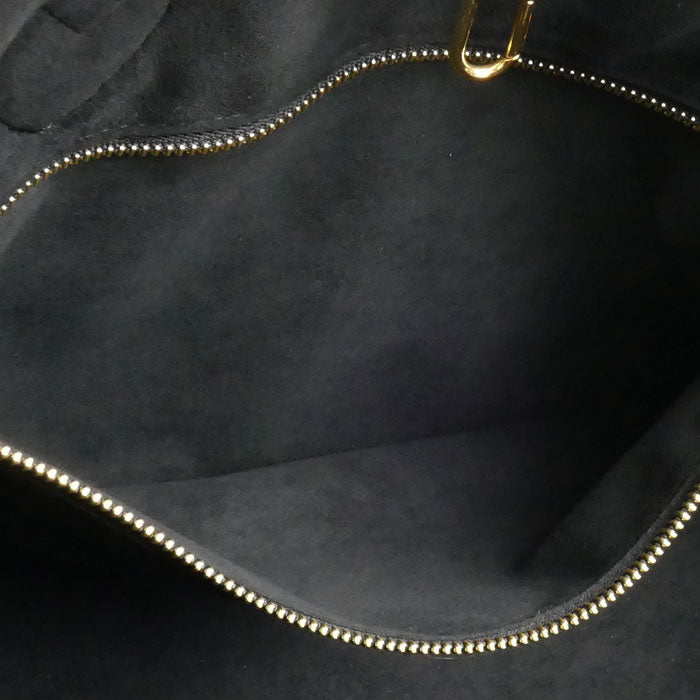 LOUIS VUITTON ルイ・ヴィトン ネヴァーフル MM トートバッグ モノグラム・アンプラント ブラック M58907 IC レディース【中古】【美品】