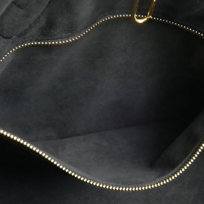 LOUIS VUITTON ルイ・ヴィトン ネヴァーフル MM トートバッグ モノグラム・アンプラント ブラック M58907 IC レディース【中古】【美品】