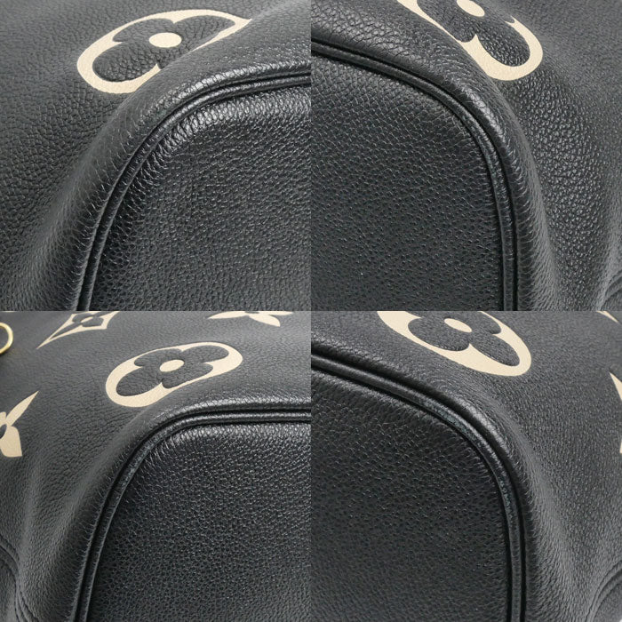 LOUIS VUITTON ルイ・ヴィトン ネヴァーフル MM トートバッグ モノグラム・アンプラント ブラック M58907 IC レディース【中古】【美品】