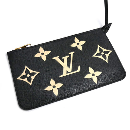 LOUIS VUITTON ルイ・ヴィトン ネヴァーフル MM トートバッグ モノグラム・アンプラント ブラック M58907 IC レディース【中古】【美品】