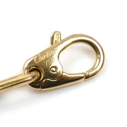 CARTIER カルティエ K18YG イエローゴールド サントス ミディアム ブレスレット 20.0g 20cm ユニセックス【中古】