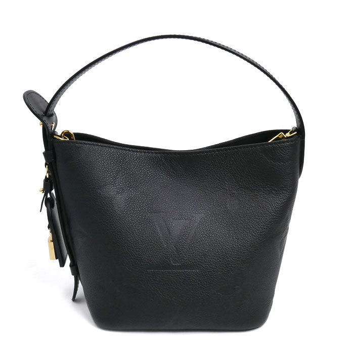 LOUIS VUITTON ルイ・ヴィトン オール・イン BB ハンドバッグ モノグラム・アンプラント ブラック M13480 IC レディース【中古】【美品】