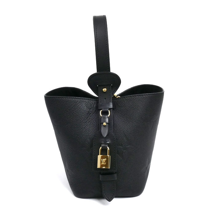 LOUIS VUITTON ルイ・ヴィトン オール・イン BB ハンドバッグ モノグラム・アンプラント ブラック M13480 IC レディース【中古】【美品】
