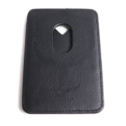 LOUIS VUITTON ルイ・ヴィトン ポルト カルト・マグネット カードケース モノグラム・シャドウ ブラック M26738 ME3255 ユニセックス【中古】