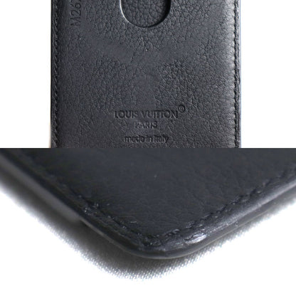 LOUIS VUITTON ルイ・ヴィトン ポルト カルト・マグネット カードケース モノグラム・シャドウ ブラック M26738 ME3255 ユニセックス【中古】