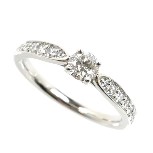 TIFFANY&Co. ティファニー Pt950プラチナ ハーモニー リング・指輪 ダイヤモンド0.23ct 8号 3.4g レディース【中古】【美品】