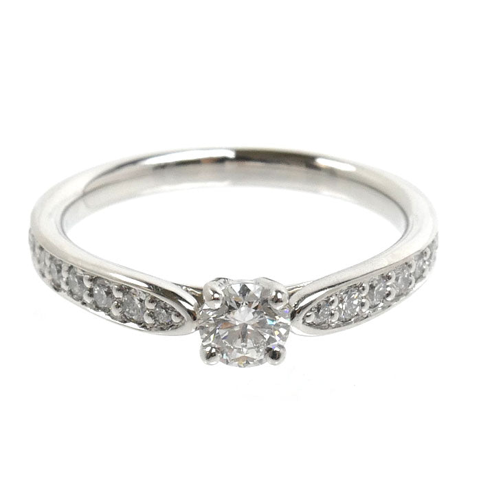 TIFFANY&Co. ティファニー Pt950プラチナ ハーモニー リング・指輪 ダイヤモンド0.23ct 8号 3.4g レディース【中古】【美品】