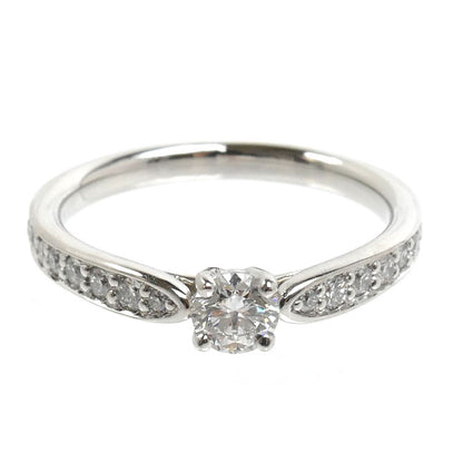 TIFFANY&Co. ティファニー Pt950プラチナ ハーモニー リング・指輪 ダイヤモンド0.23ct 8号 3.4g レディース【中古】【美品】