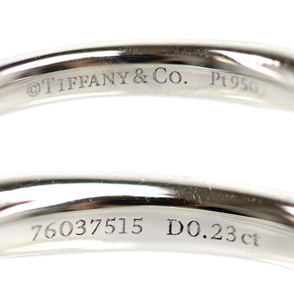 TIFFANY&Co. ティファニー Pt950プラチナ ハーモニー リング・指輪 ダイヤモンド0.23ct 8号 3.4g レディース【中古】【美品】