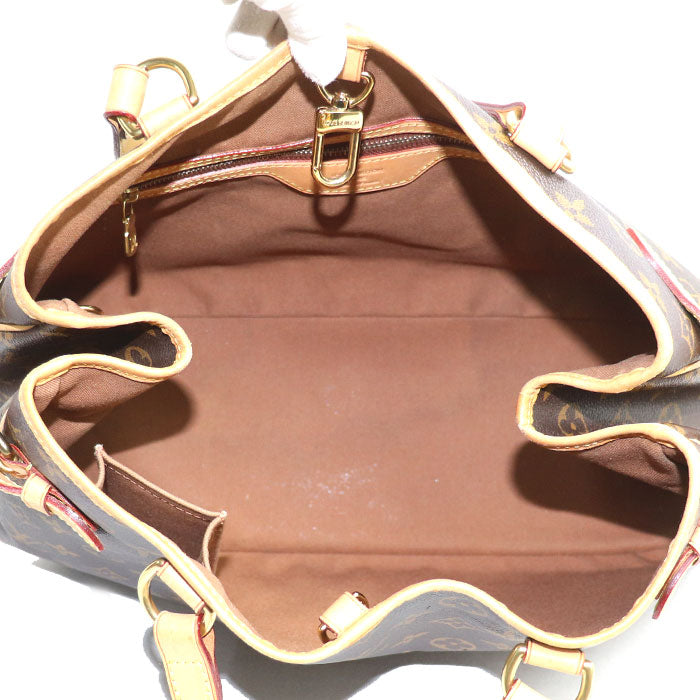 LOUIS VUITTON ルイ・ヴィトン バティニョール オリゾンタル トートバッグ モノグラム ブラウン M51154 SA4028 レディース【中古】