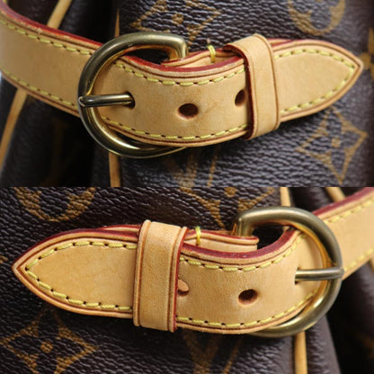 LOUIS VUITTON ルイ・ヴィトン バティニョール オリゾンタル トートバッグ モノグラム ブラウン M51154 SA4028 レディース【中古】