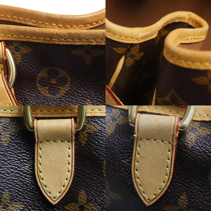 LOUIS VUITTON ルイ・ヴィトン バティニョール オリゾンタル トートバッグ モノグラム ブラウン M51154 SA4028 レディース【中古】
