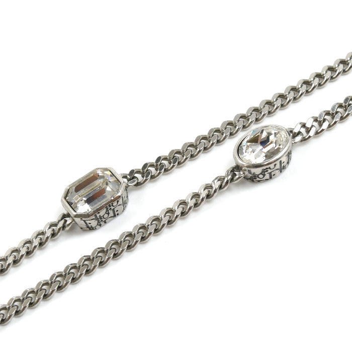 Dior ディオール 真鍮 Sparkle ネックレス N3507HOMMT_D001 18.4g 54～58cm レディース【中古】