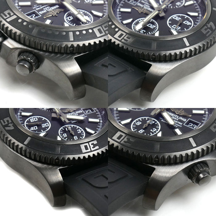 BREITLING ブライトリング スーパーオーシャン クロノグラフ ブラックスチール 腕時計 自動巻き M110B11VRB(M13341B7/BD11) 世界限定１０００本 メンズ【中古】