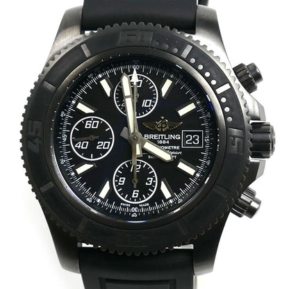 BREITLING ブライトリング スーパーオーシャン クロノグラフ ブラックスチール 腕時計 自動巻き M110B11VRB(M13341B7/BD11) 世界限定１０００本 メンズ【中古】