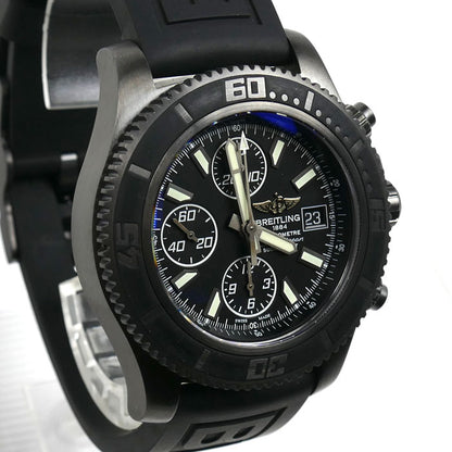 BREITLING ブライトリング スーパーオーシャン クロノグラフ ブラックスチール 腕時計 自動巻き M110B11VRB(M13341B7/BD11) 世界限定１０００本 メンズ【中古】