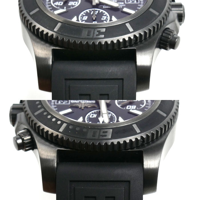 BREITLING ブライトリング スーパーオーシャン クロノグラフ ブラックスチール 腕時計 自動巻き M110B11VRB(M13341B7/BD11) 世界限定１０００本 メンズ【中古】