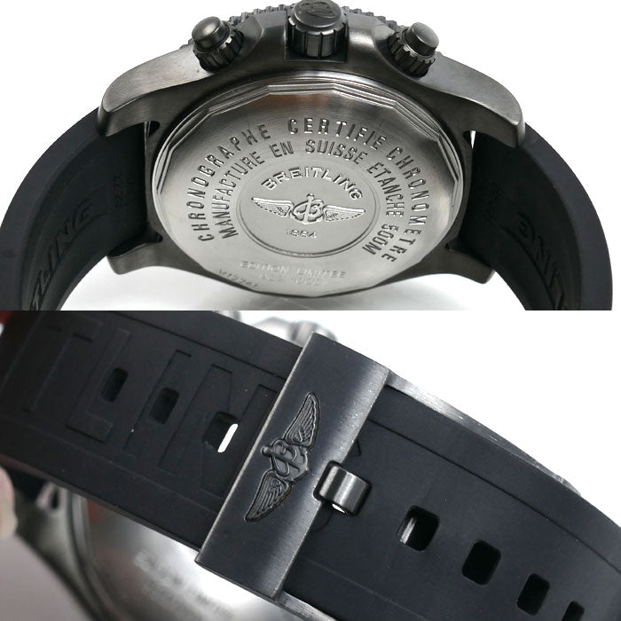 BREITLING ブライトリング スーパーオーシャン クロノグラフ ブラックスチール 腕時計 自動巻き M110B11VRB(M13341B7/BD11) 世界限定１０００本 メンズ【中古】