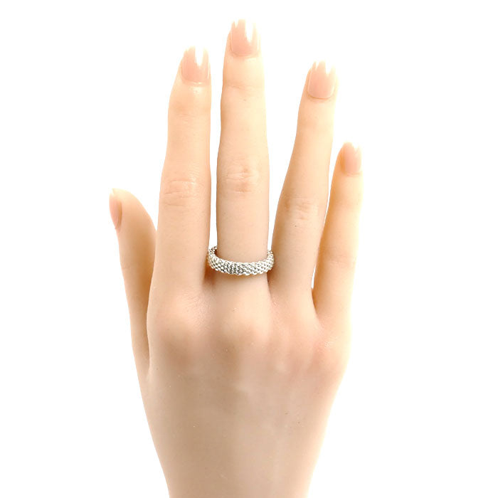 TIFFANY&Co. ティファニー シルバー925 サマセット リング・指輪 13.5号 3.0g レディース【中古】